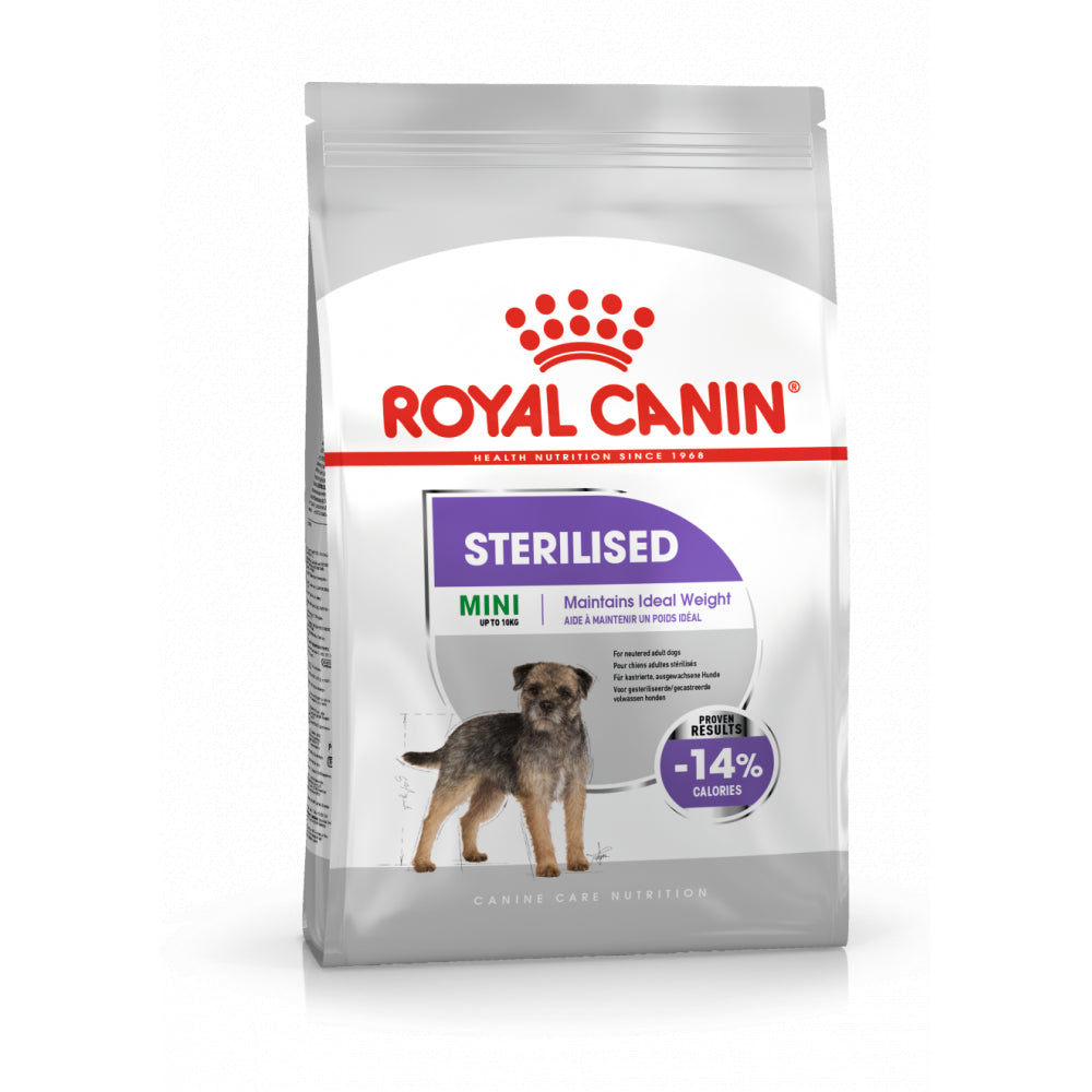 ROYAL CANIN CCN Mini Sterilised Karma Sucha Dla Psów Dorosłych Ras Małych Sterylizowanych 8 kg