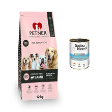 Pakiet Petner Junior Dla Wszystkich Ras Z Jagnięciną 12 kg + Dolina Noteci Jagnięcina Junior 400 g GRATIS