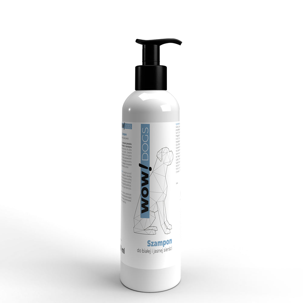 Over Zoo WOW! Dogs Szampon Do Białej i Jasnej Sierści Dla Psów 250 ml