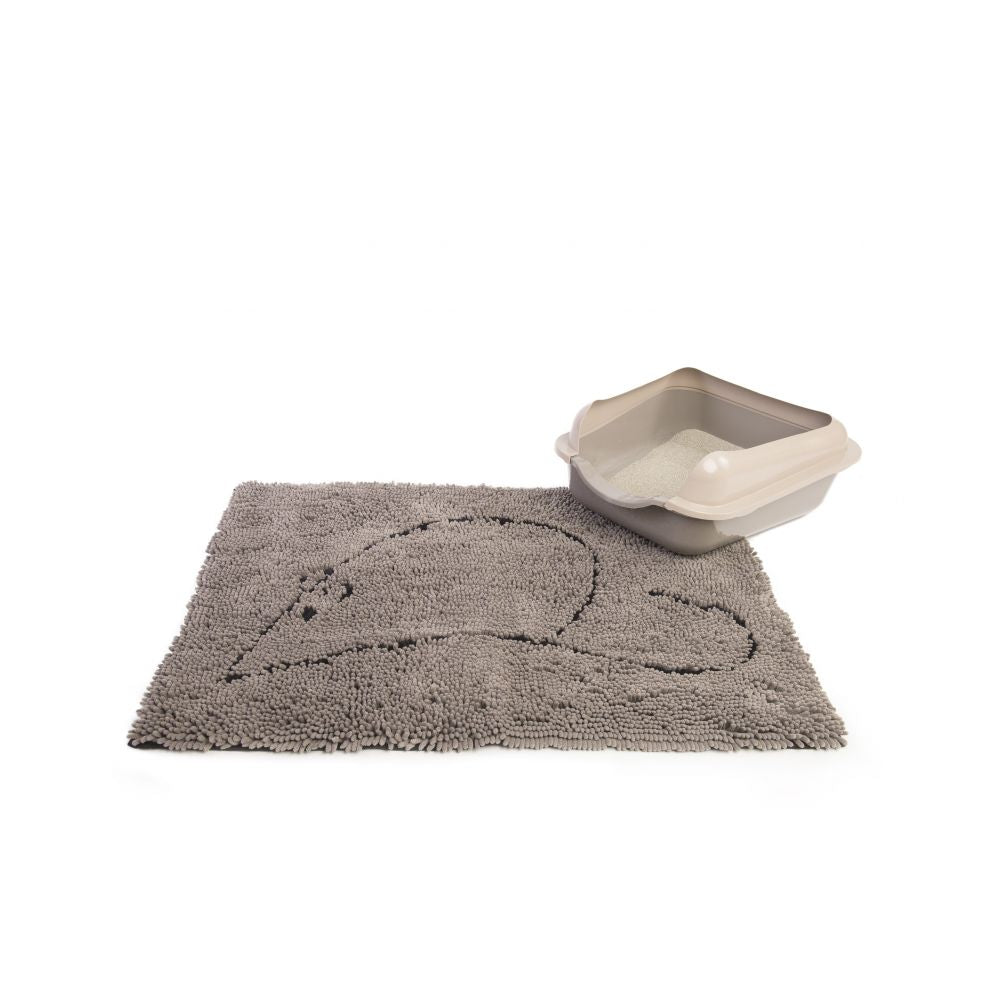 Dirty Dog Mata Pod Kuwetę Szara 88 x 66 cm