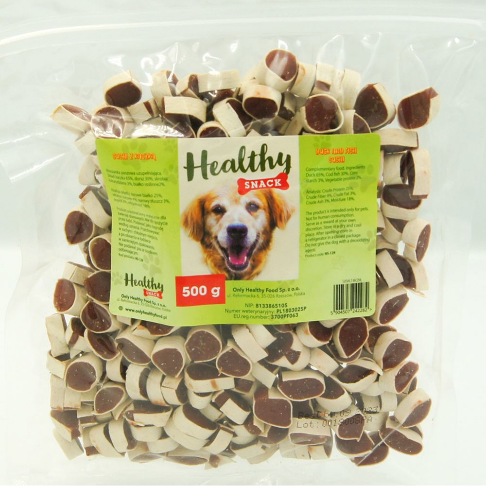 Only Healthy Food Sushi z Kaczką Przysmak Dla Psa 500 g