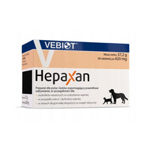 Vebiot Hepaxan Dog Preparat Dla Psów Regenerujący Wątrobę 60 Tabletek