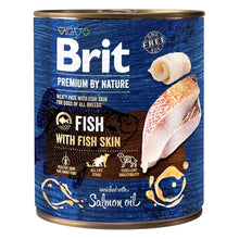 Brit Premium By Nature Fish With Fish Skin Ryba I Rybia Skóra Mokra Karma Dla Psów 800 g