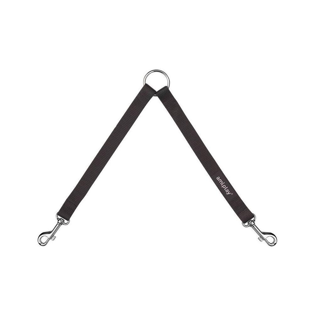 Amiplay Dwójnik Basic Rozmiar M 35 cm x 1,5 cm Czarny