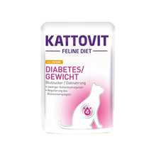 KATTOVIT Diabetes kurczak 85g dla kotów z cukrzycą