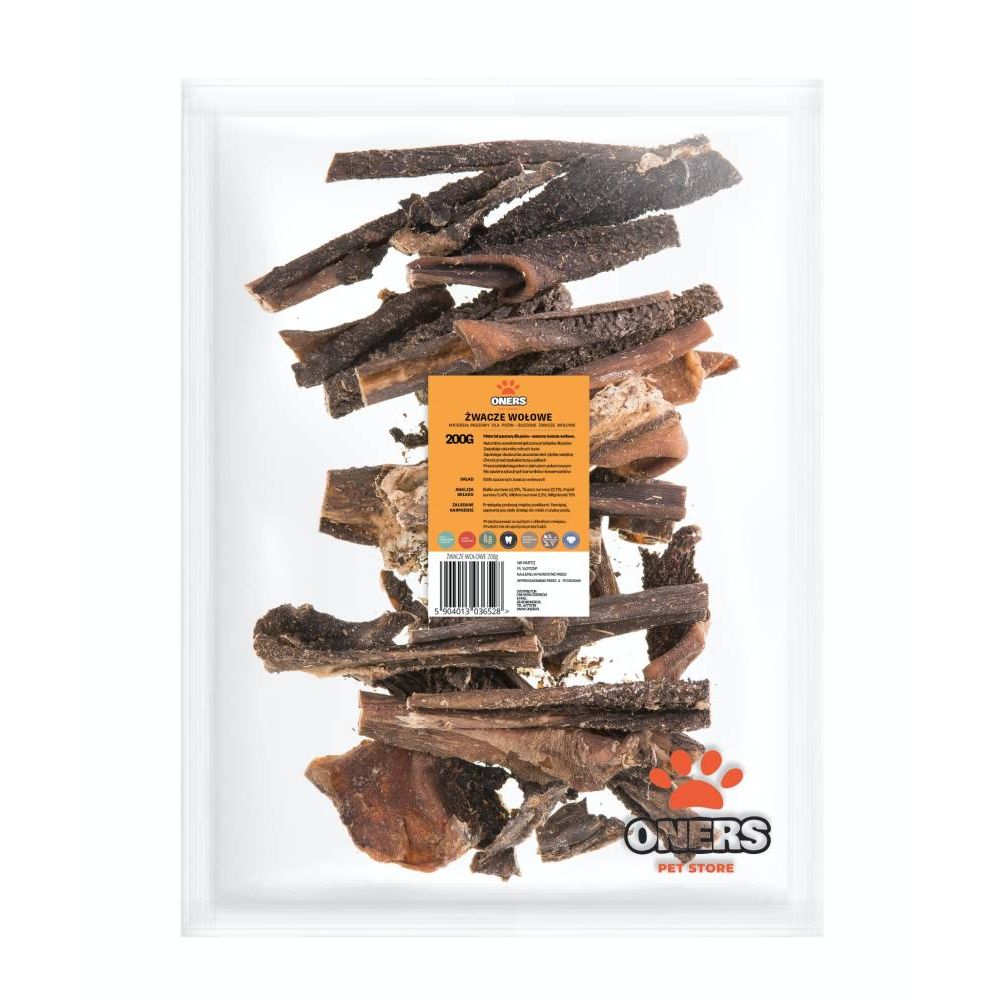 Oners Żwacze Wołowe Przysmak Dla Psa 200 g