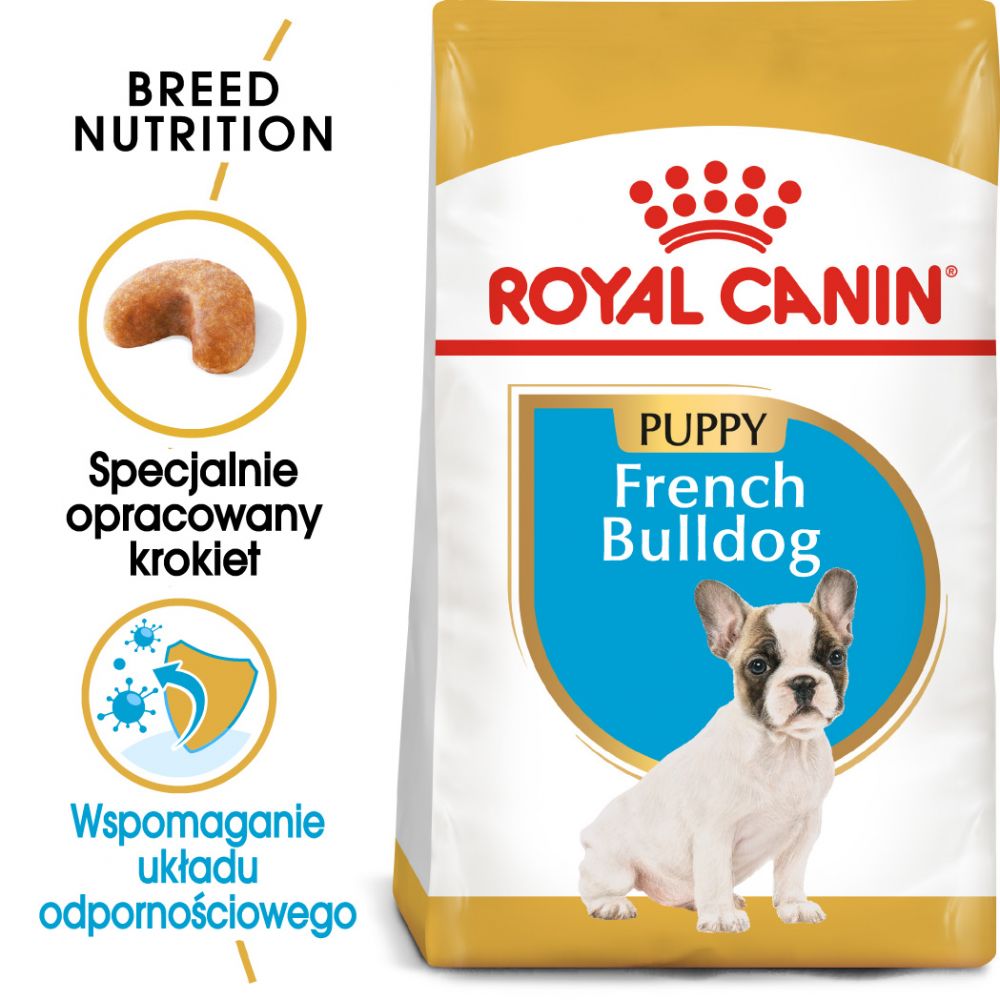 ROYAL CANIN French Bulldog Puppy  Karma Sucha Dla Szczeniąt Do 12 miesiąca Rasy Bulldog Francuski 10 kg