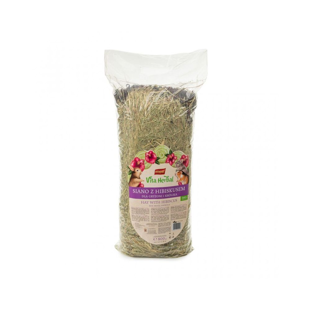Vitapol Vita Herbal Siano z Hibiskusem Dla Gryzoni i Królików 800 g