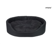 AmiPlay Legowisko Owalne Basic Czarne Rozmiar M