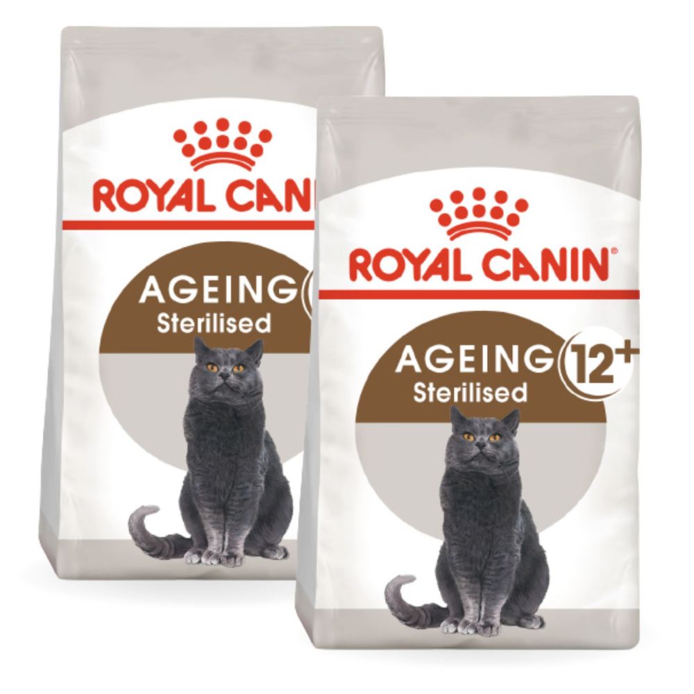 Pakiet ROYAL CANIN Ageing Sterilised +12 karma sucha dla kotów dojrzałych, sterylizowanych 2 x 2 kg