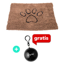 Pakiet Dirty Dog Mata Absorbująca Brud i Wodę Brązowa 79 x 51 cm + Peleryna Gratis!