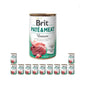 PAKIET FBA Brit Pate & Meat Venison Dziczyzna Mokra Karma Dla Psa 400 g X 12