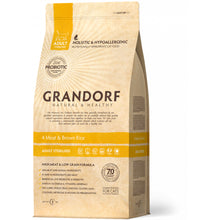 Grandorf 4 Meat & Brown Rice Adult Sterilised Karma Dla Sterylizowanych Kotów 2 kg