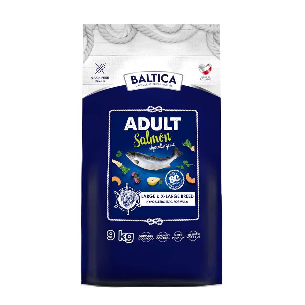 BALTICA Adult Salmon Hypoallergenic L/XL 9kg