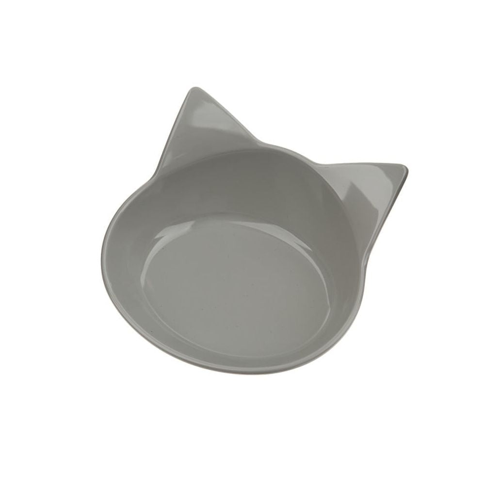 RECOFUN kitty miska plastikowa dla kota szara