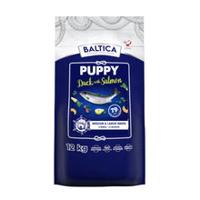 BALTICA Karma z kaczką i łososiem dla szczeniąt M/L 12kg