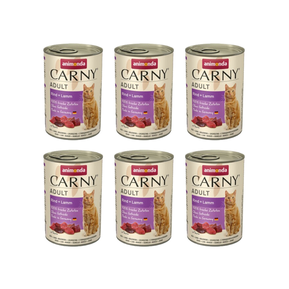 Pakiet Animonda Carny Wołowina z Jagnięciną 6 x 400 g