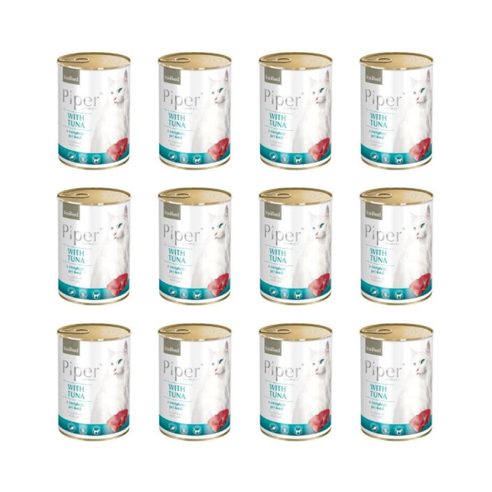 Pakiet Dolina Noteci Piper Sterilised z Tuńczykiem 12 x 400 g