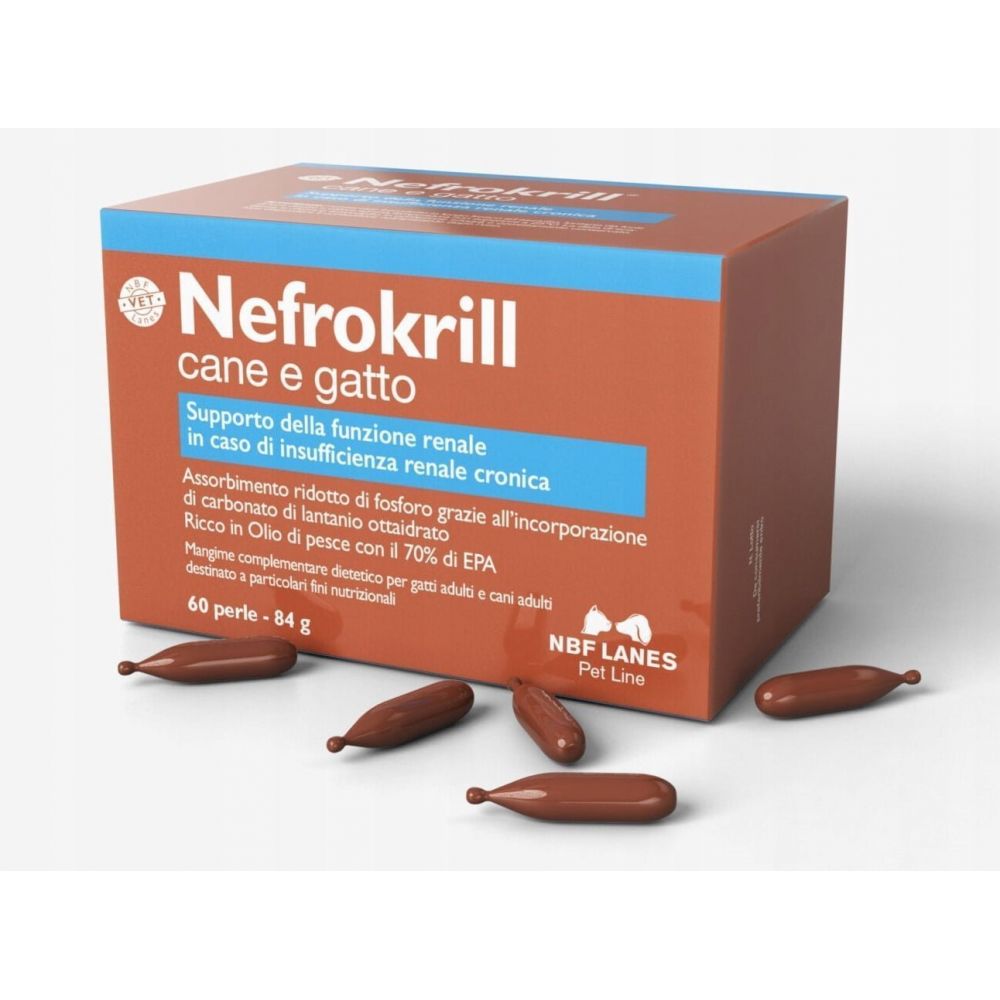 ILOVET Nefrokrill cane e gatto 60 kapsułek