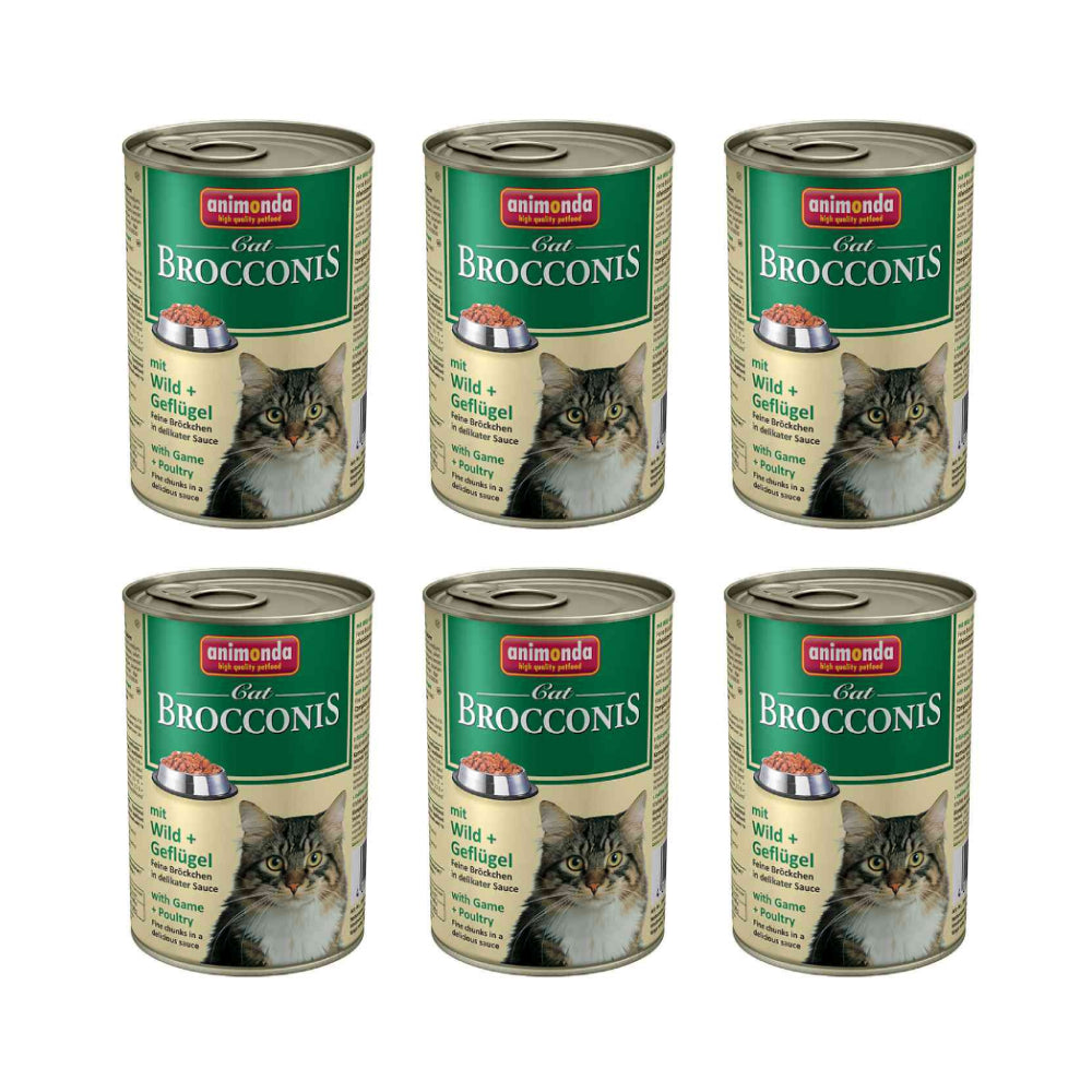 Pakiet Animonda Brocconis Dziczyzna Z Drobiem 6 x 400 g
