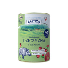BALTICA dziczyzna z żurawiną 400g monoproteinowa bezzbożowa