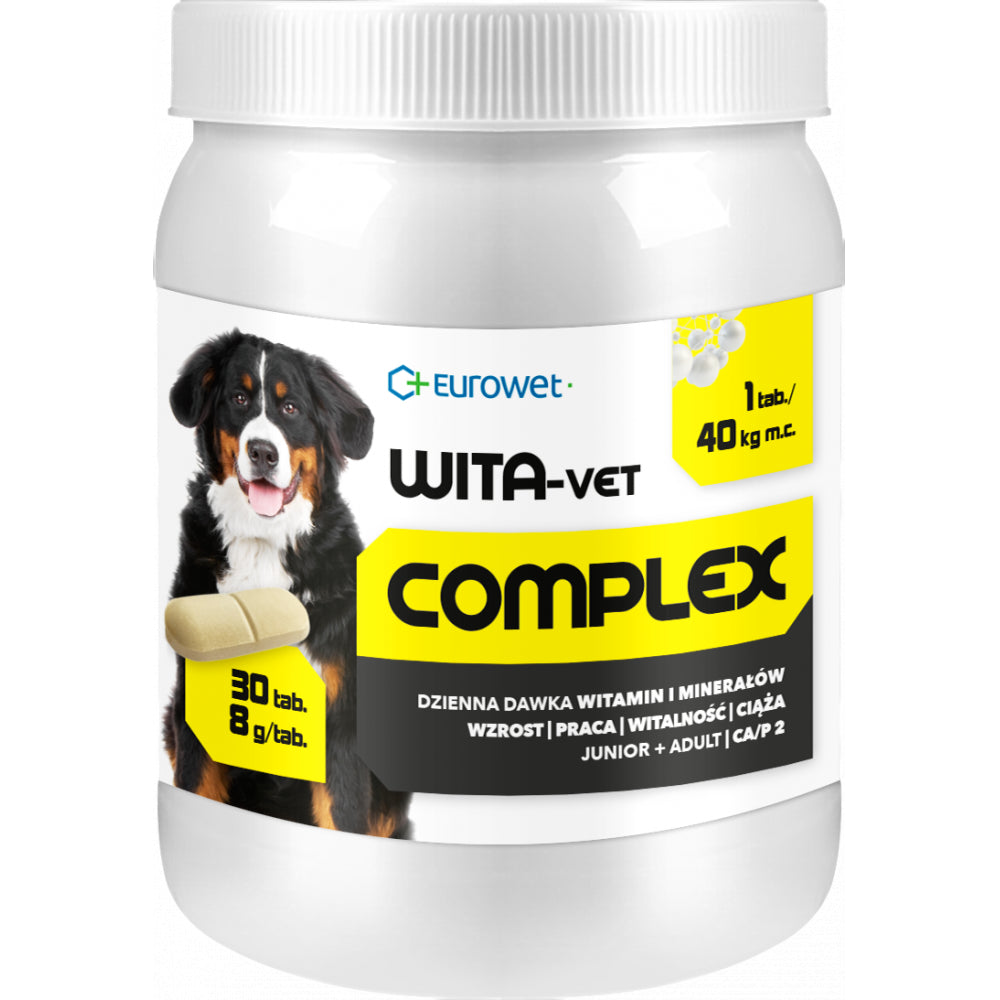 Eurowet Wita - Vet Ca/P = 2 8 g Junior Adult 30 Tabletek