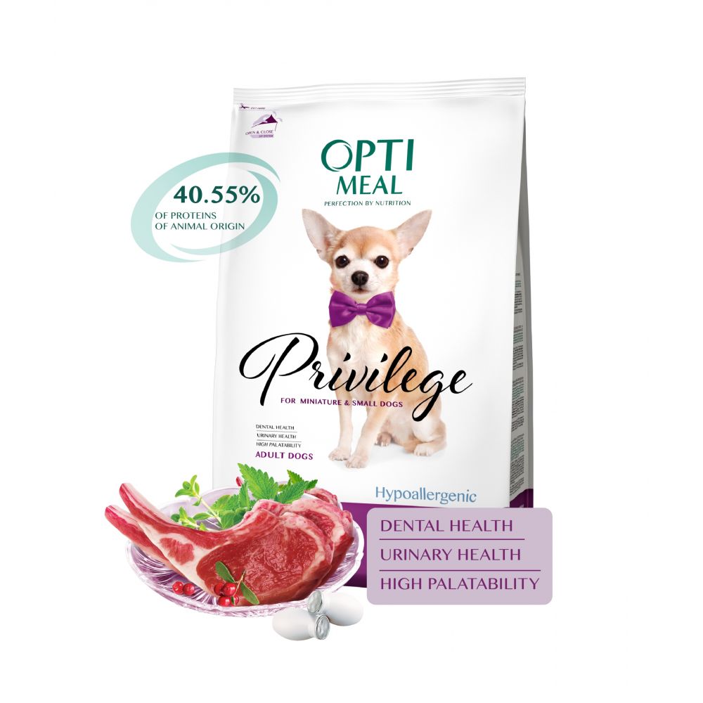 Optimeal Z Jagnięciną Dla Małych Ras Hipoalergiczna 4 kg