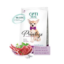 Optimeal Z Jagnięciną Dla Małych Ras Hipoalergiczna 4 kg