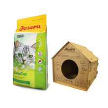 Pakiet Josera SensiCat Wrażliwy Żołądek 10 kg  + Tekturowy Domek dla Kota GRATIS