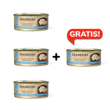 Pakiet Grandorf Chicken Breast & Shrimps Karma Dla Kotów Filet z Piersi Kurczaka z Krewetkami 3 x 70 g + 1 Puszka GRATIS!