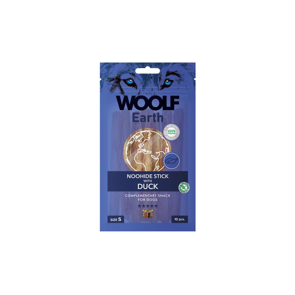 Woolf Earth Noohide Stick Duck Przysmak Dla Psa Kaczka Rozmiar S  85 g