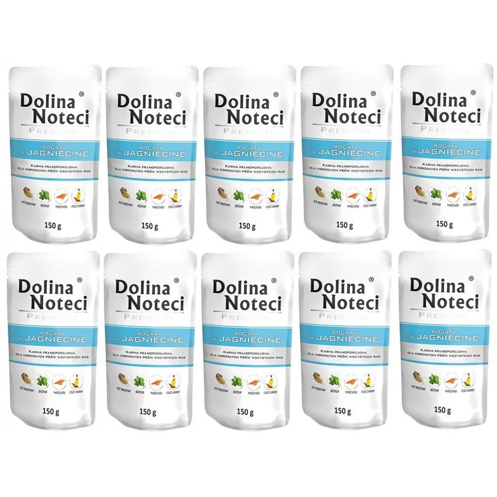 Pakiet Dolina Noteci Premium Bogata w Jagnięcinę 10 x 150 g