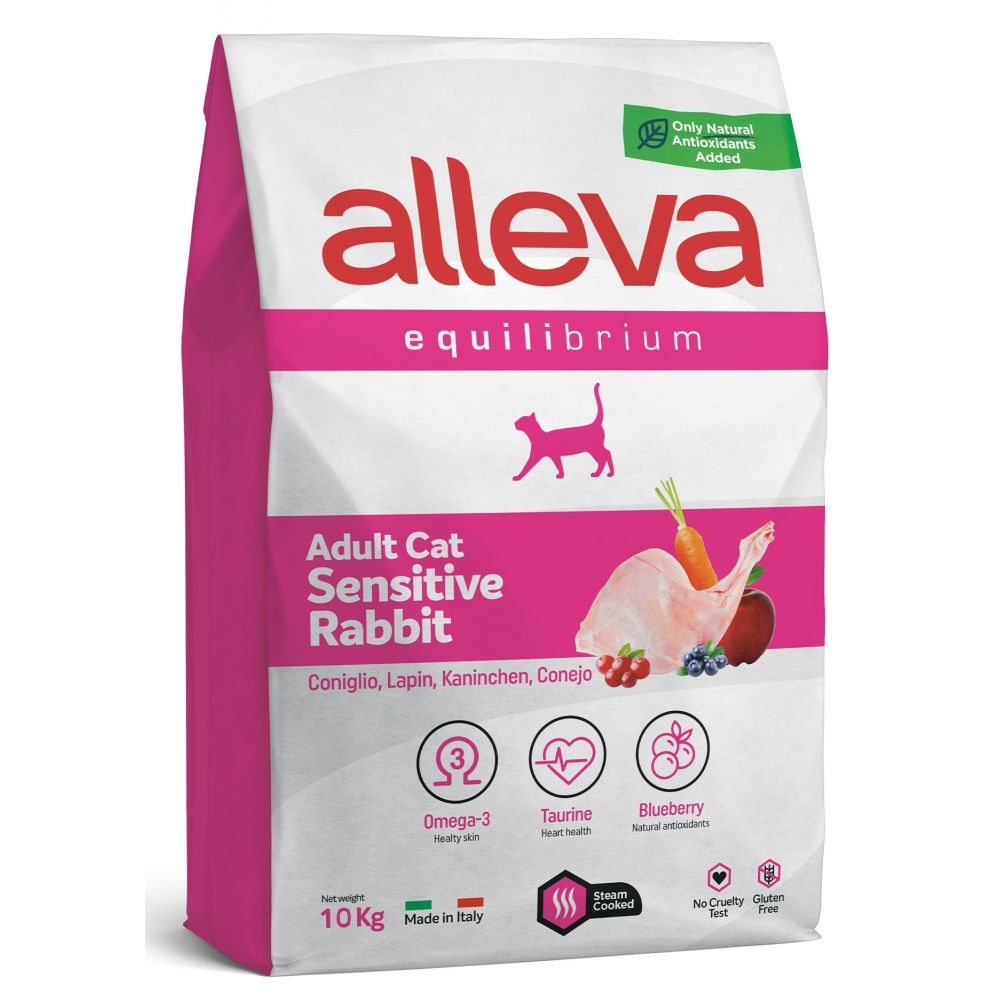 Alleva Equilibrium Sucha Karma Dla Wrażliwych Kotów Z Królikiem 10 kg