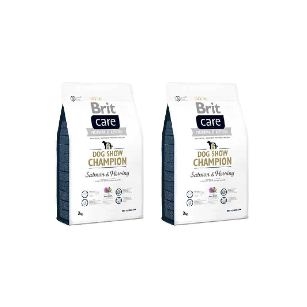 Pakiet Brit Care Dog Show Champion Salmon & Herring Łosoś Śledź 2 x 3 kg