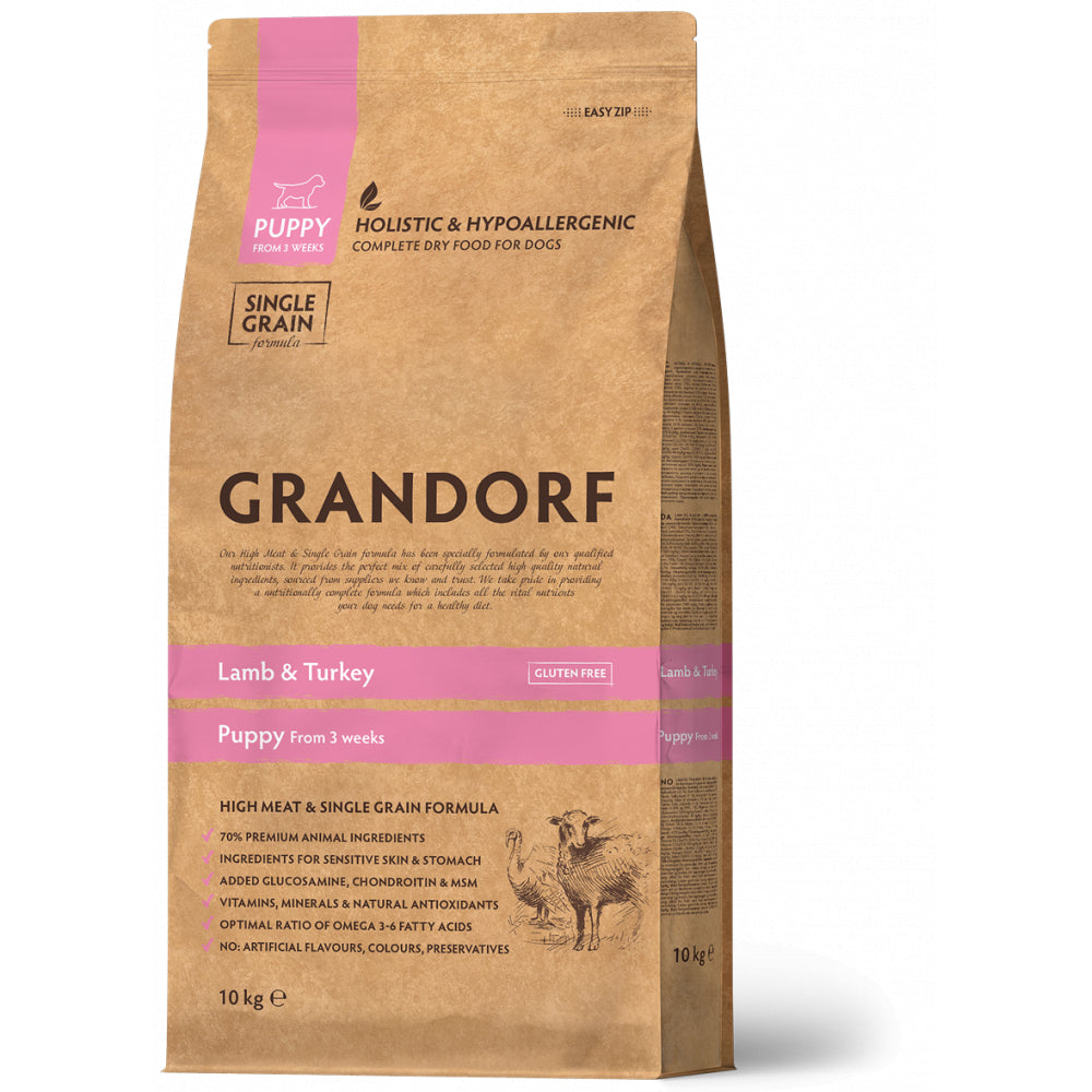 Grandorf Lamb & Turkey Puppy Sucha Karma Dla Szczeniąt 10 kg