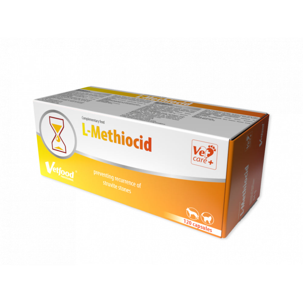 Vetfood L-Methiocid Dla Psa I Kota 120 kapsułek