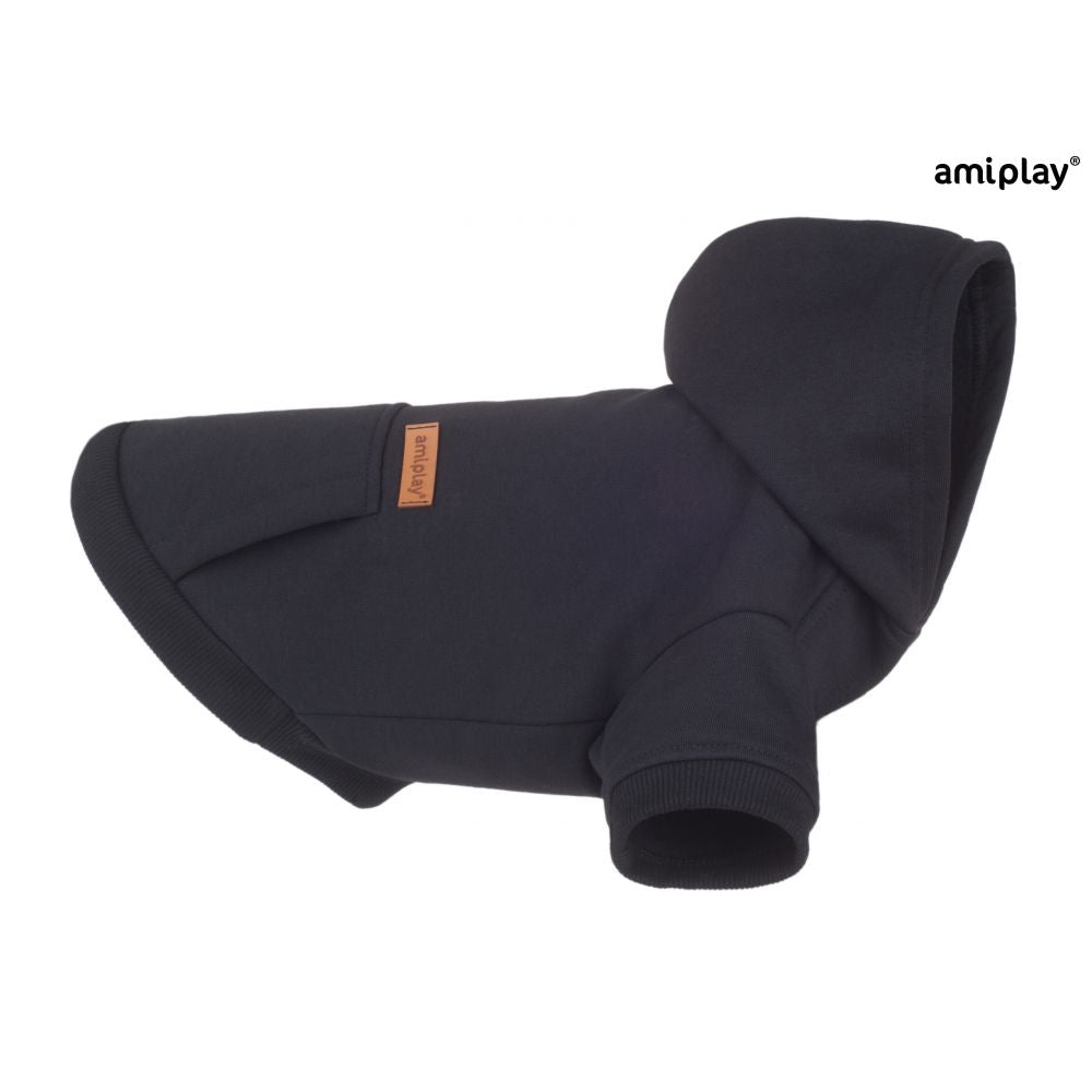 AmiPlay Bluza z Kapturem Texas Czarna 30 cm
