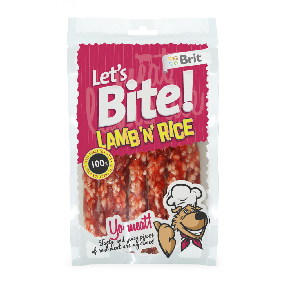 Brit Lets Bite Lamb N Rice Jagnięcina Przekąska Dla Psa  105 g