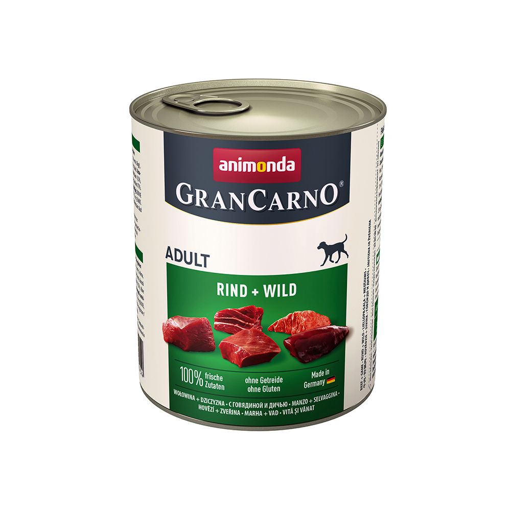 Animonda GranCarno Wołowina z Dziczyzną 800 g