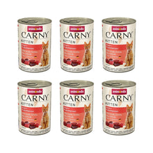 Pakiet Animonda Carny Wołowina z Sercami Indyczymi Kitten 6 x 400 g