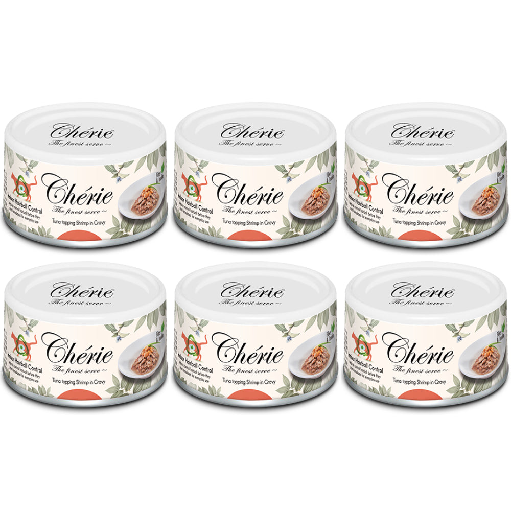 Pakiet Pettric Cherie Karma Dla Kota Tuńczyk z Krewetkami w Sosie 6 x 80 g