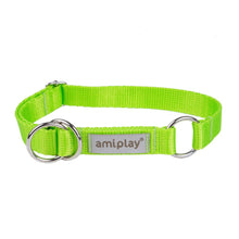 Amiplay Obroża półzaciskowa Samba M Zielony