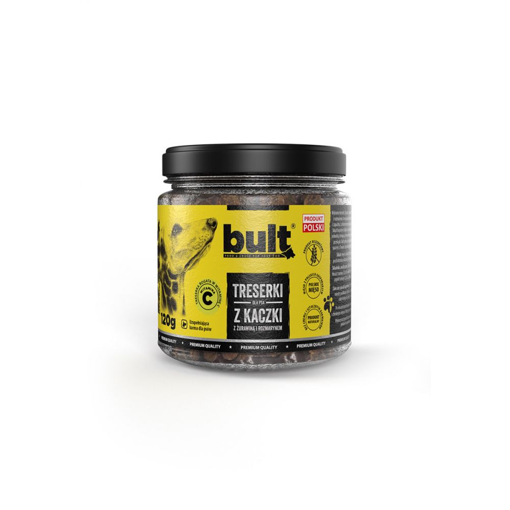 Bult Treserki z Kaczki z Żurawiną i Rozmarynem Przysmak Dla Psa 120 g