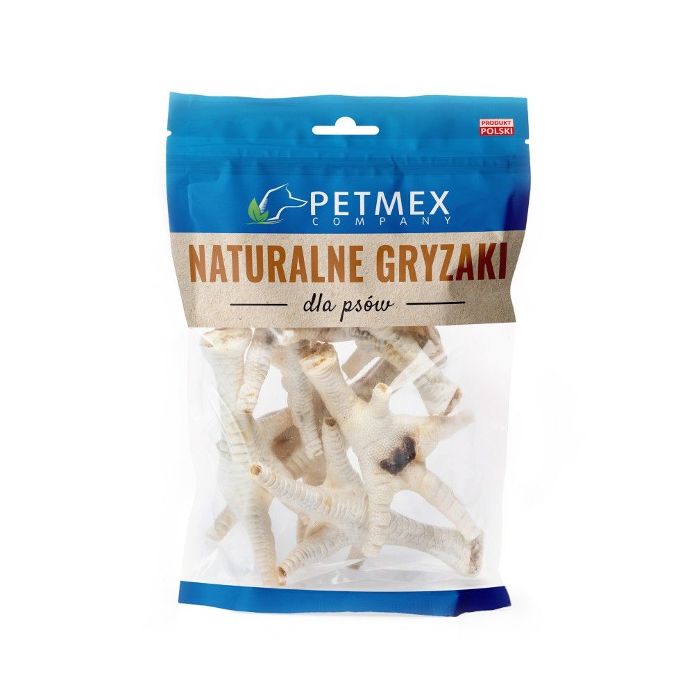 Petmax Łapka Kurza Biała Gryzak Naturalny Dla Psa 100 g