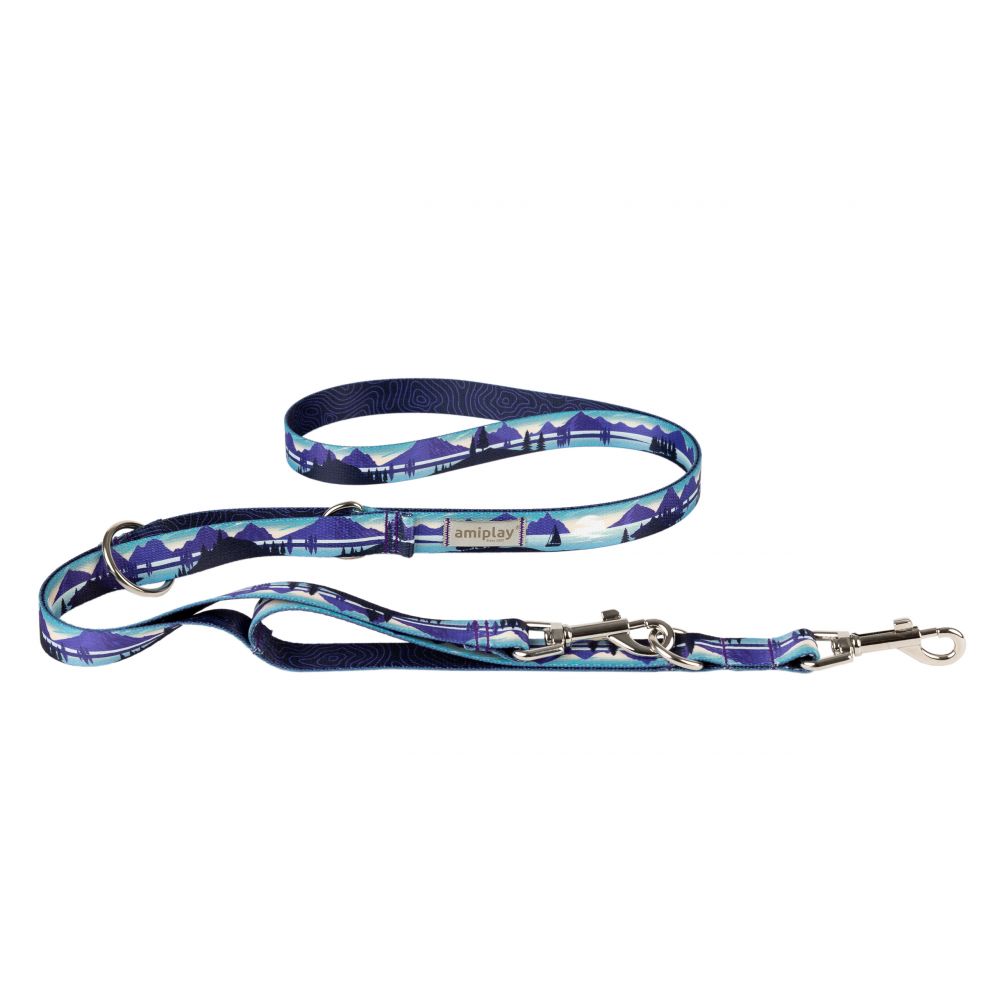 Amiplay Smycz 7w1 BeNature Trails Rozmiar XL 1-2 m