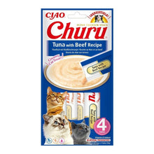 Inaba Cat Churu Tuńczyk z Wołowiną Przysmak Dla Kota 4 x 14 g