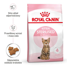 ROYAL CANIN Kitten Sterilised 400g karma sucha dla kociąt od 6 do 12 miesiąca życia, sterylizowanych