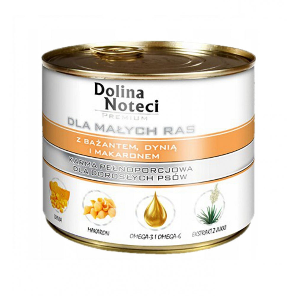 Dolina Noteci Premium Bażant z Dynią i Makaronem Małe Rasy 185 g