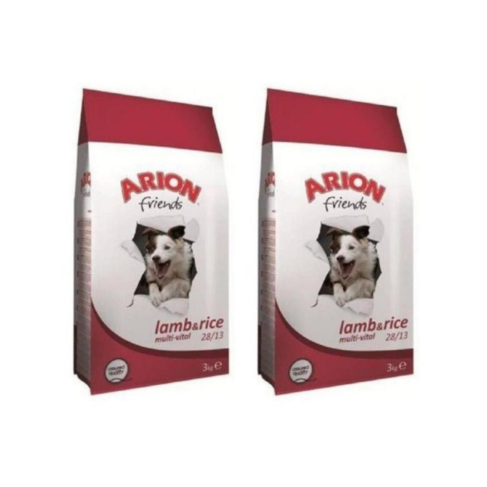 Pakiet Arion Friends Lamb & Rice Multi-Vital Jagnięcina & Ryż Karma Dla Psa 2 x 3 kg
