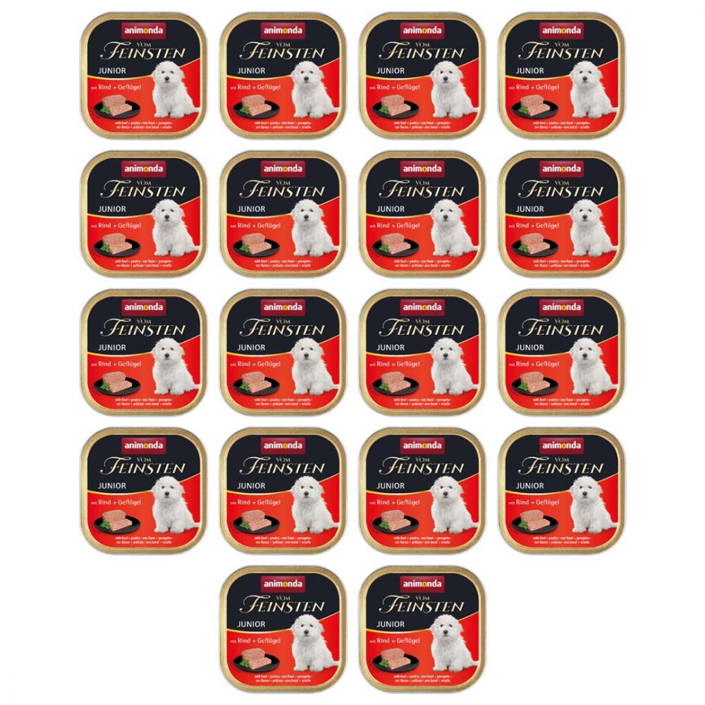 Pakiet Animonda Vom Feinsten Puppy z Wołowiną i Drobiem 18x150G
